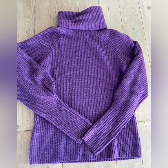 Altuzarra 100% cashmere turtleneck sweater purple - Picture 3 of 6